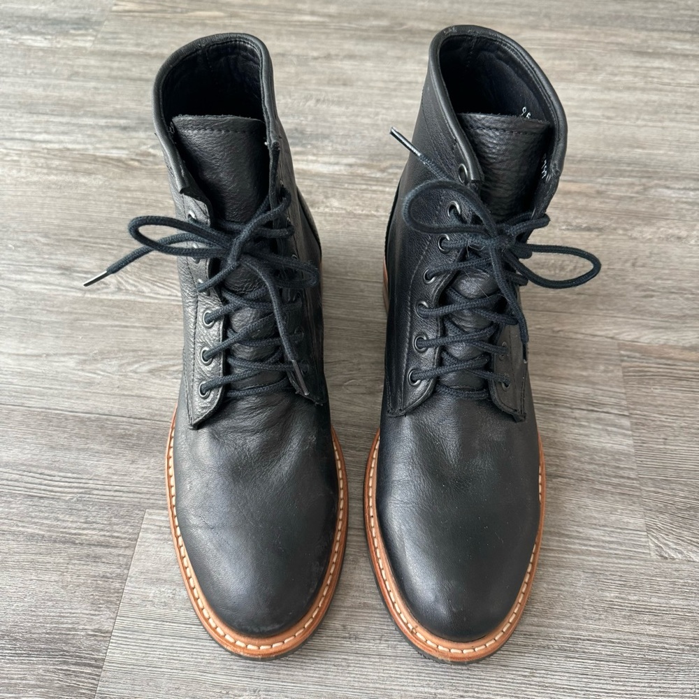 Nisolo All Weather Amalia Bootie Black Leather 9.5 - Picture 2 of 8